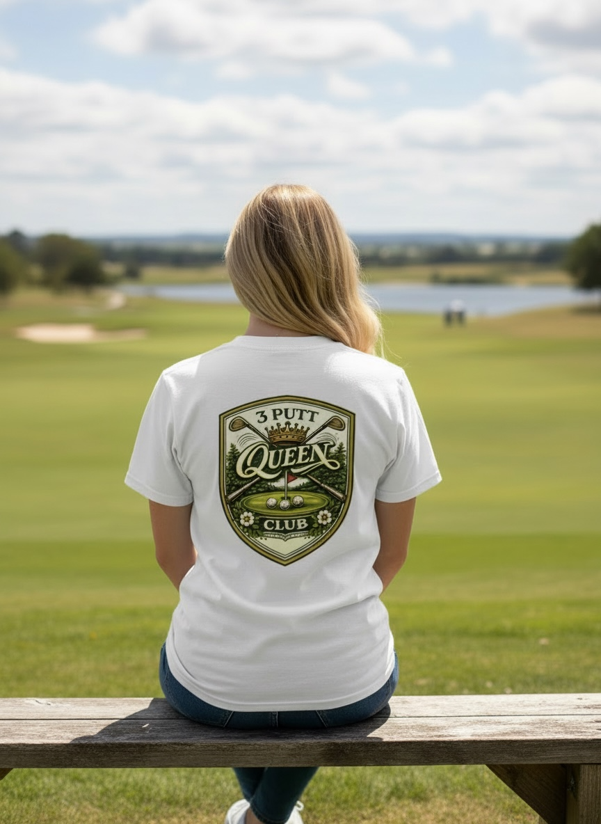 3-Putt Queen Club - White
